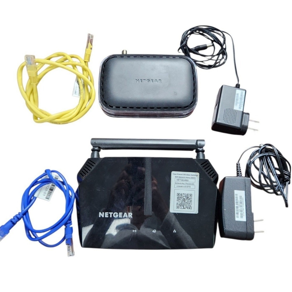 Netgear Modem CM400 Nighthawk AC1750‎ Router Power Cords Included Not Tested